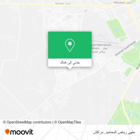 خريطة مقهى رياض المحاميد