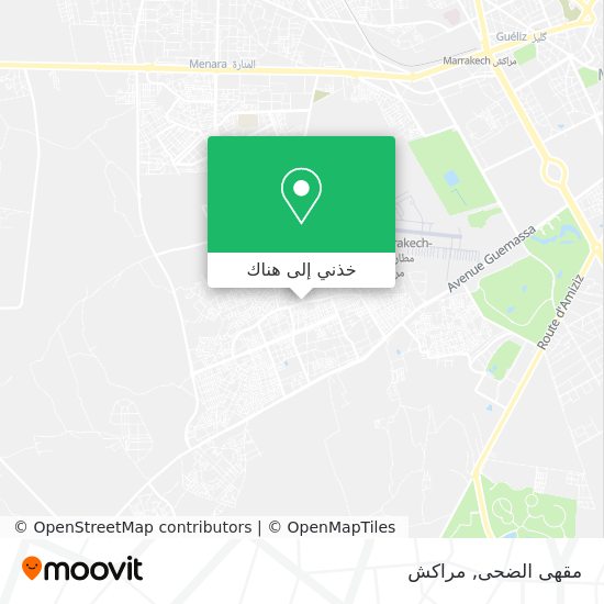 خريطة مقهى الضحى