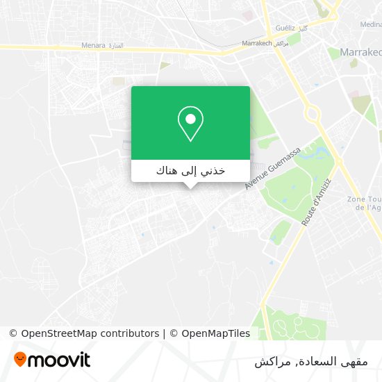 خريطة مقهى السعادة