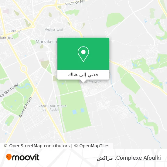 خريطة Complexe Afoulki