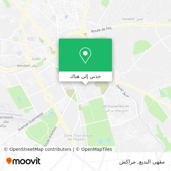 خريطة مقهى البديع