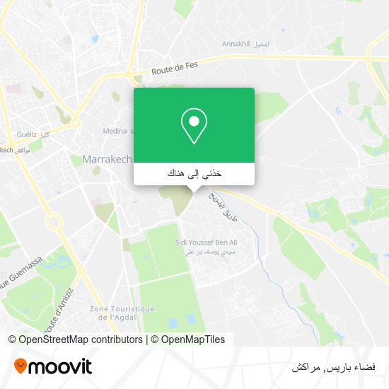 خريطة فضاء باريس