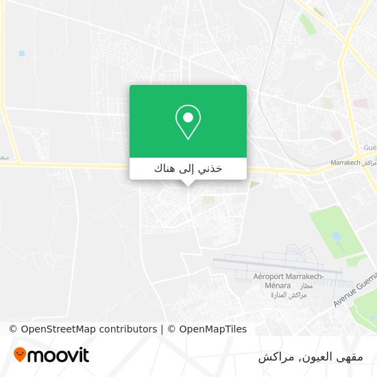 خريطة مقهى العيون