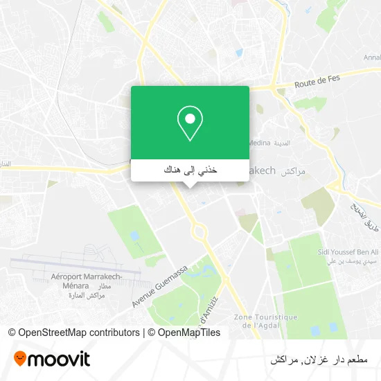 خريطة مطعم دار غزلان