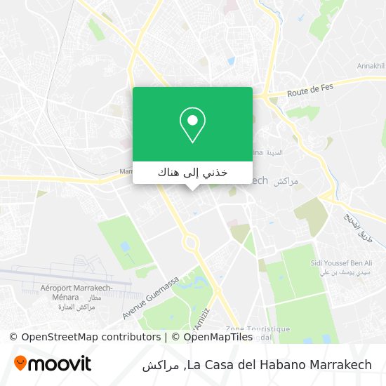 خريطة La Casa del Habano Marrakech