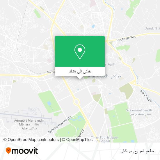 خريطة مطعم المربع