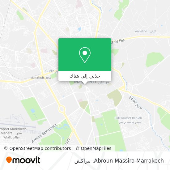 خريطة Abroun Massira Marrakech