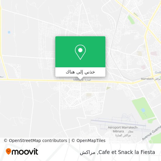 خريطة Cafe et Snack la Fiesta