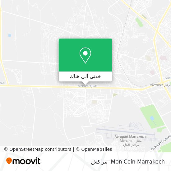 خريطة Mon Coin Marrakech