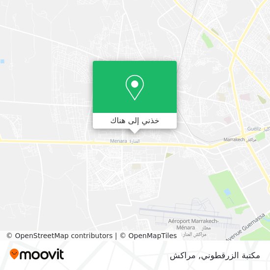 خريطة مكتبة الزرقطوني