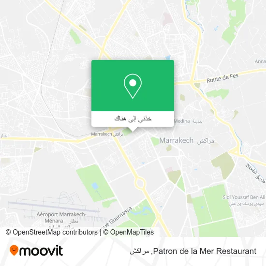 خريطة Patron de la Mer Restaurant