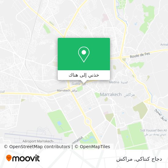 خريطة دجاج كنتاكي