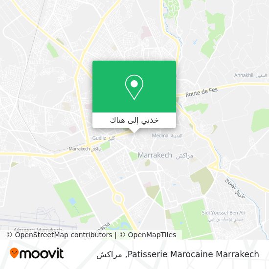 خريطة Patisserie Marocaine Marrakech