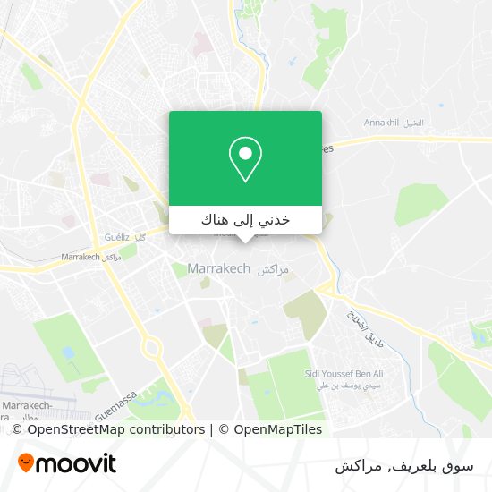 خريطة سوق بلعريف