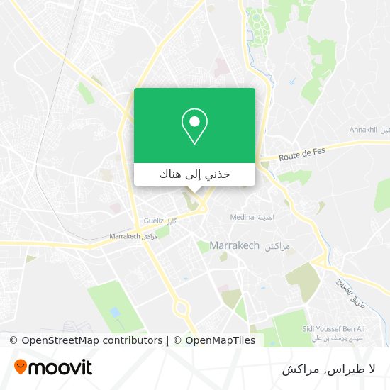 خريطة لا طيراس