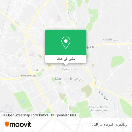 خريطة بوكاديوس الشرفاء