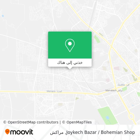 خريطة Joykech Bazar / Bohemian Shop