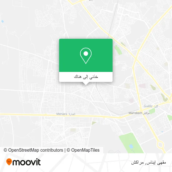 خريطة مقهى إيناس