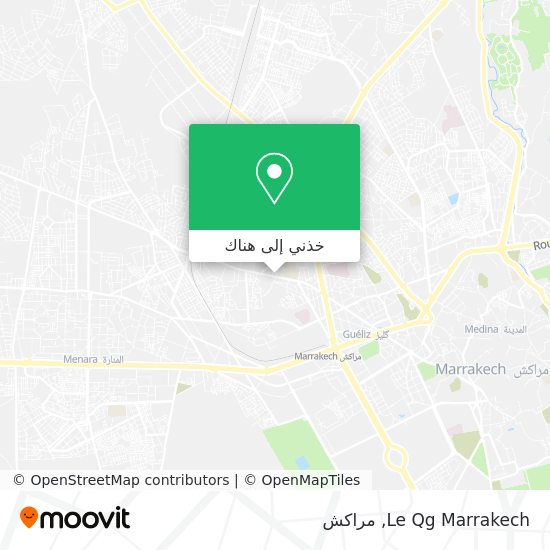 خريطة Le Qg Marrakech