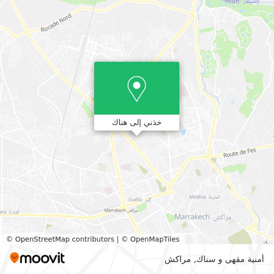 خريطة أمنية مقهى و سناك
