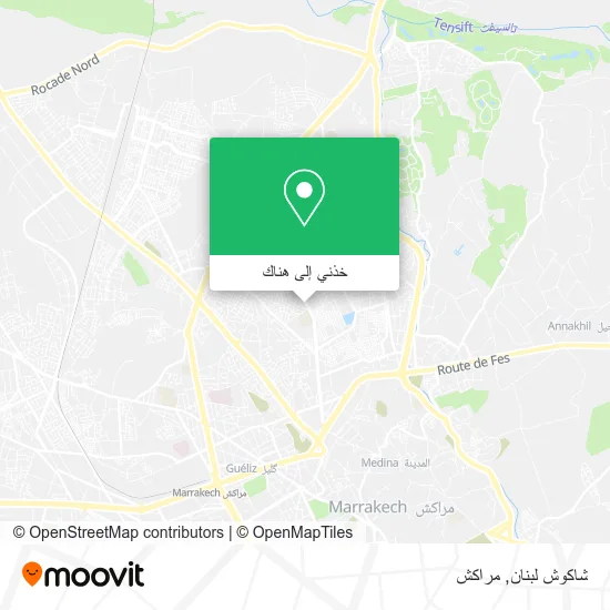 خريطة شاكوش لبنان