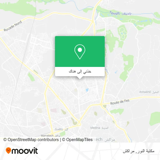 خريطة مكتبة النور