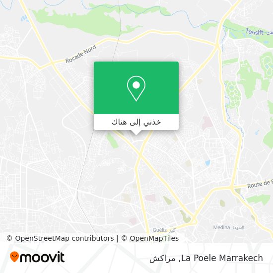 خريطة La Poele Marrakech