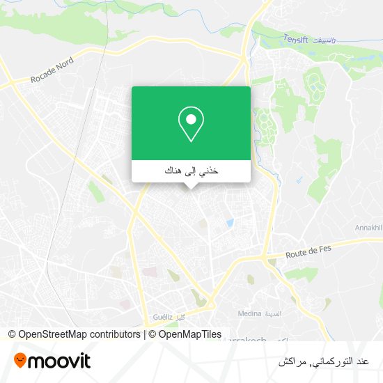 خريطة عند التوركماني