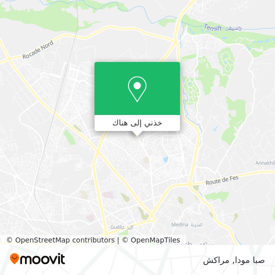 خريطة صبا مودا
