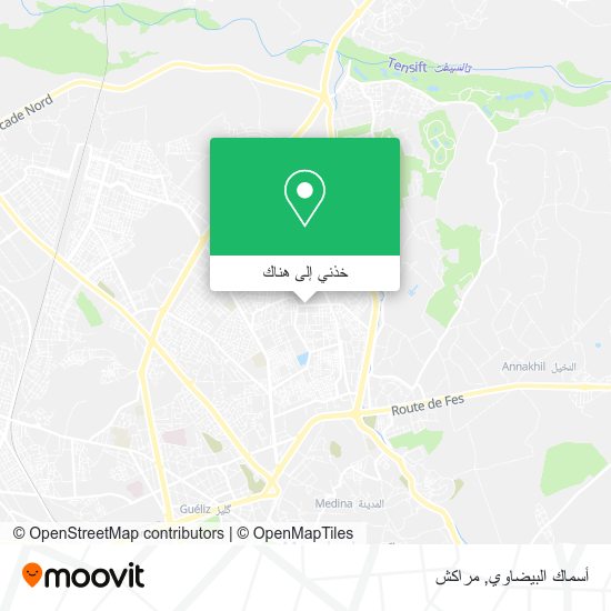 خريطة أسماك البيضاوي