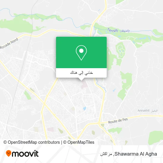 خريطة Shawarma Al Agha