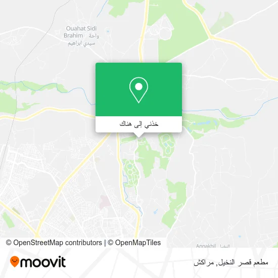 خريطة مطعم قصر النخيل