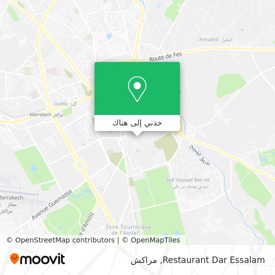 خريطة Restaurant Dar Essalam