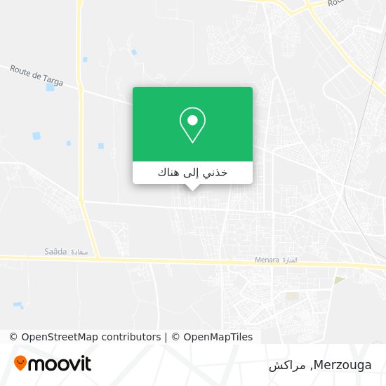 خريطة Merzouga