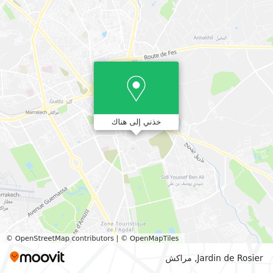 خريطة Jardin de Rosier