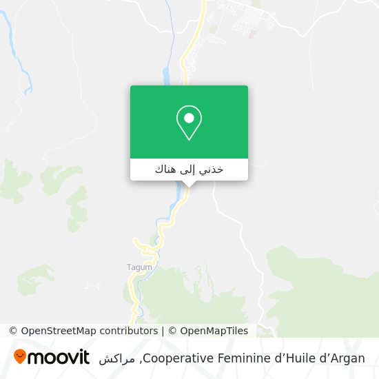خريطة Cooperative Feminine d’Huile d’Argan