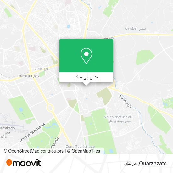 خريطة Ouarzazate