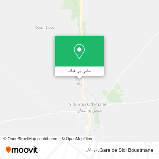 خريطة Gare de Sidi Bouatmane