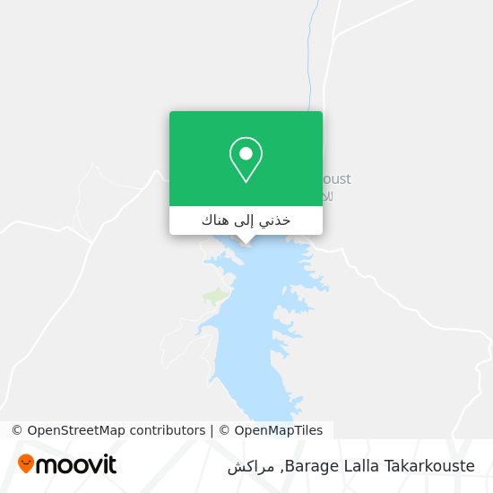 خريطة Barage Lalla Takarkouste