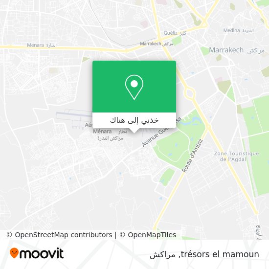 خريطة trésors el mamoun