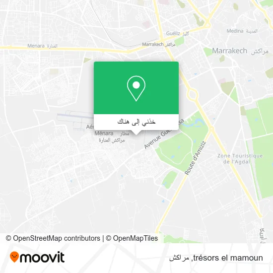 خريطة trésors el mamoun