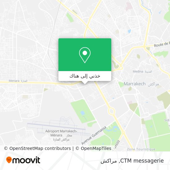 خريطة CTM messagerie
