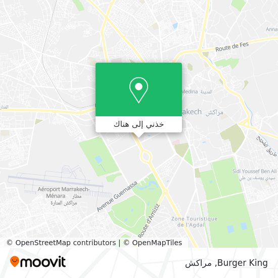 خريطة Burger King