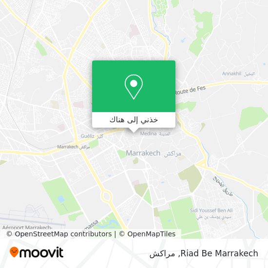 خريطة Riad Be Marrakech