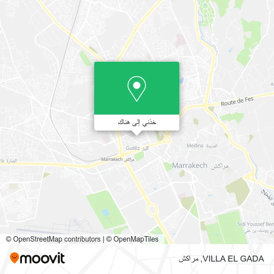 خريطة VILLA EL GADA