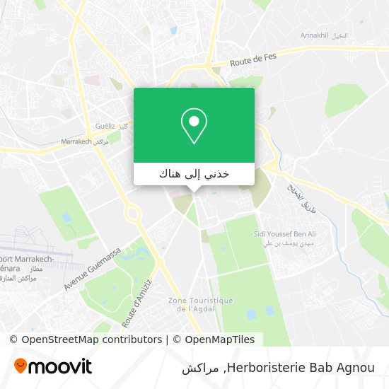 خريطة Herboristerie Bab Agnou