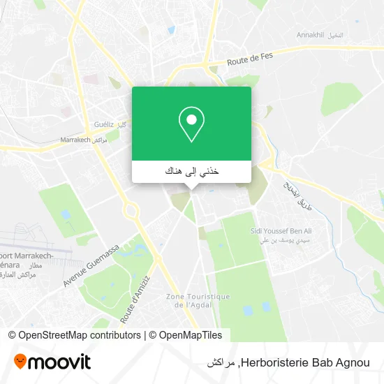 خريطة Herboristerie Bab Agnou
