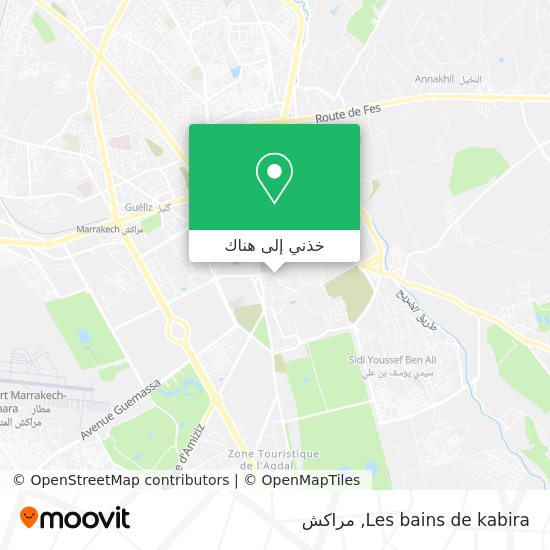 خريطة Les bains de kabira