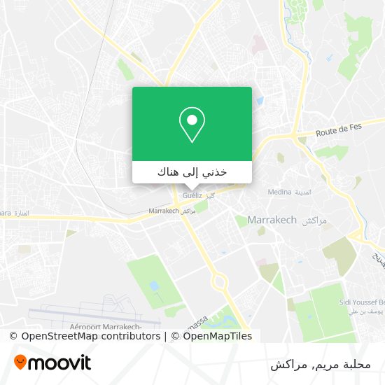 خريطة محلبة مريم