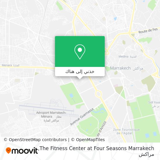 خريطة The Fitness Center at Four Seasons Marrakech